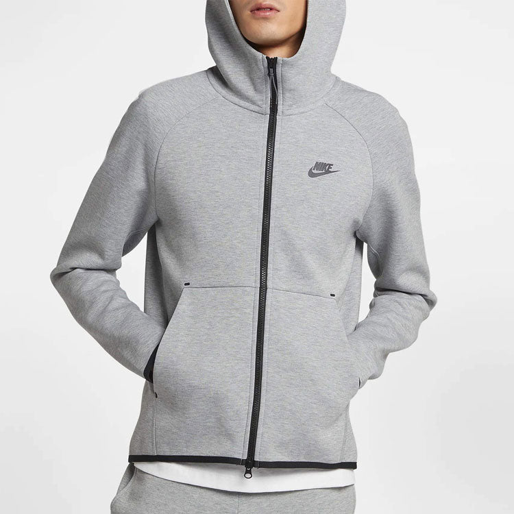 Nike Sportswear Tech Athleisure Casual Sports Hooded Jacket Gray 928483-063