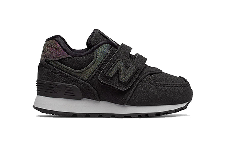 New Balance 574 Black Suede Toddler IV574KM