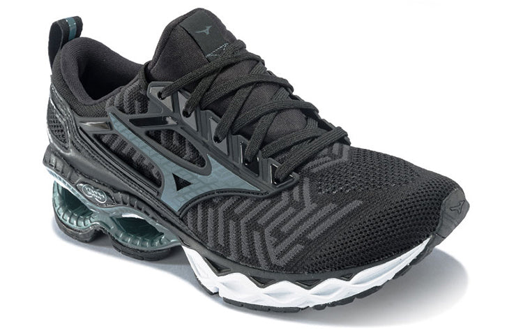 (WMNS) Mizuno Creation Waveknit 'Black Grey' J1GD193351