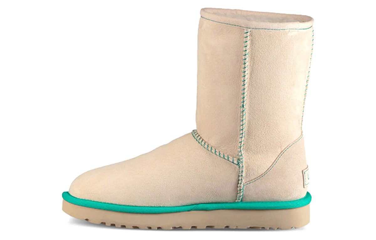 (WMNS) UGG Classic Short II Neon 'Cream White' 1016865-CNV