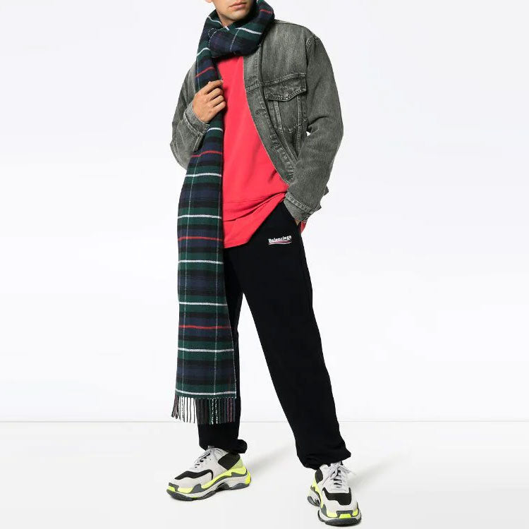 Balenciaga Political Campaign Jogging Pants 'Black' 508268TBV141000