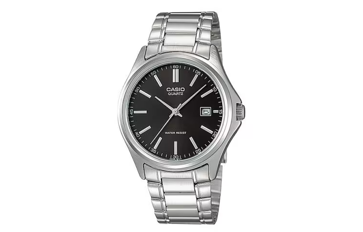 CASIO ENTICER&VINTAGE Series Simplistic Casual Fashion Stainless Steel Couple Black Analog MTP-1183A-1A&LTP-1183A-1A