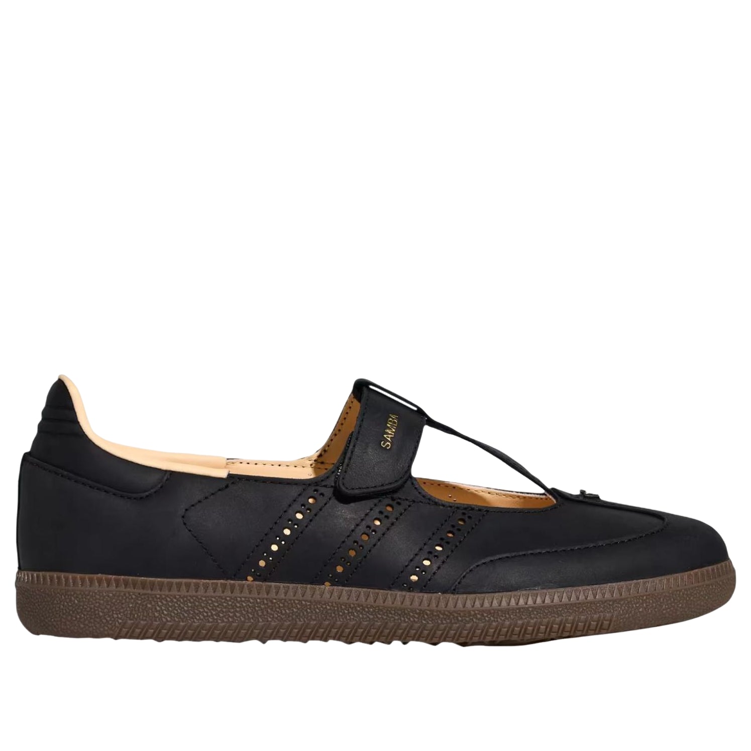 (WMNS) adidas Samba Jane 'Black Crystal Sand Gum' KJ3970