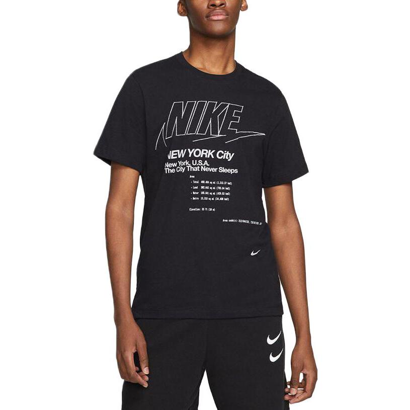 Nike NYC City T-shirt 'Black' DJ5841-010