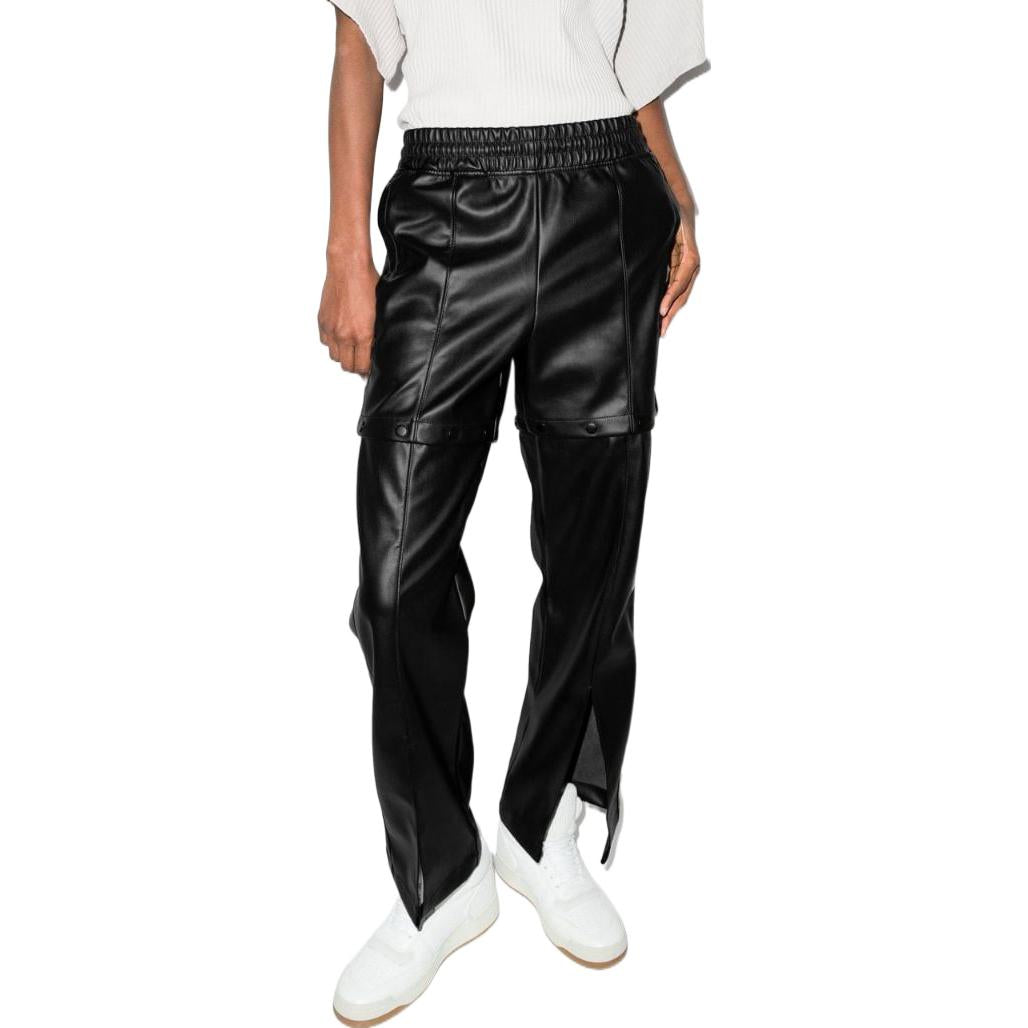 (WMNS) adidas Always Original Faux Leather Track Pants Asia Sizing 'Black' HF2017