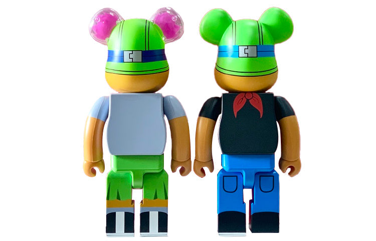 BE@RBRICK Hebru Brantley Flyboy aviator Suit USA limited 2 Suit 400% FLYBOY