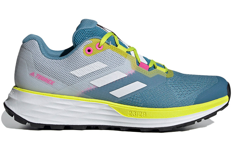 (WMNS) adidas Terrex Two Flow Trail 'Hazy Blue Acid Yellow' FW9315