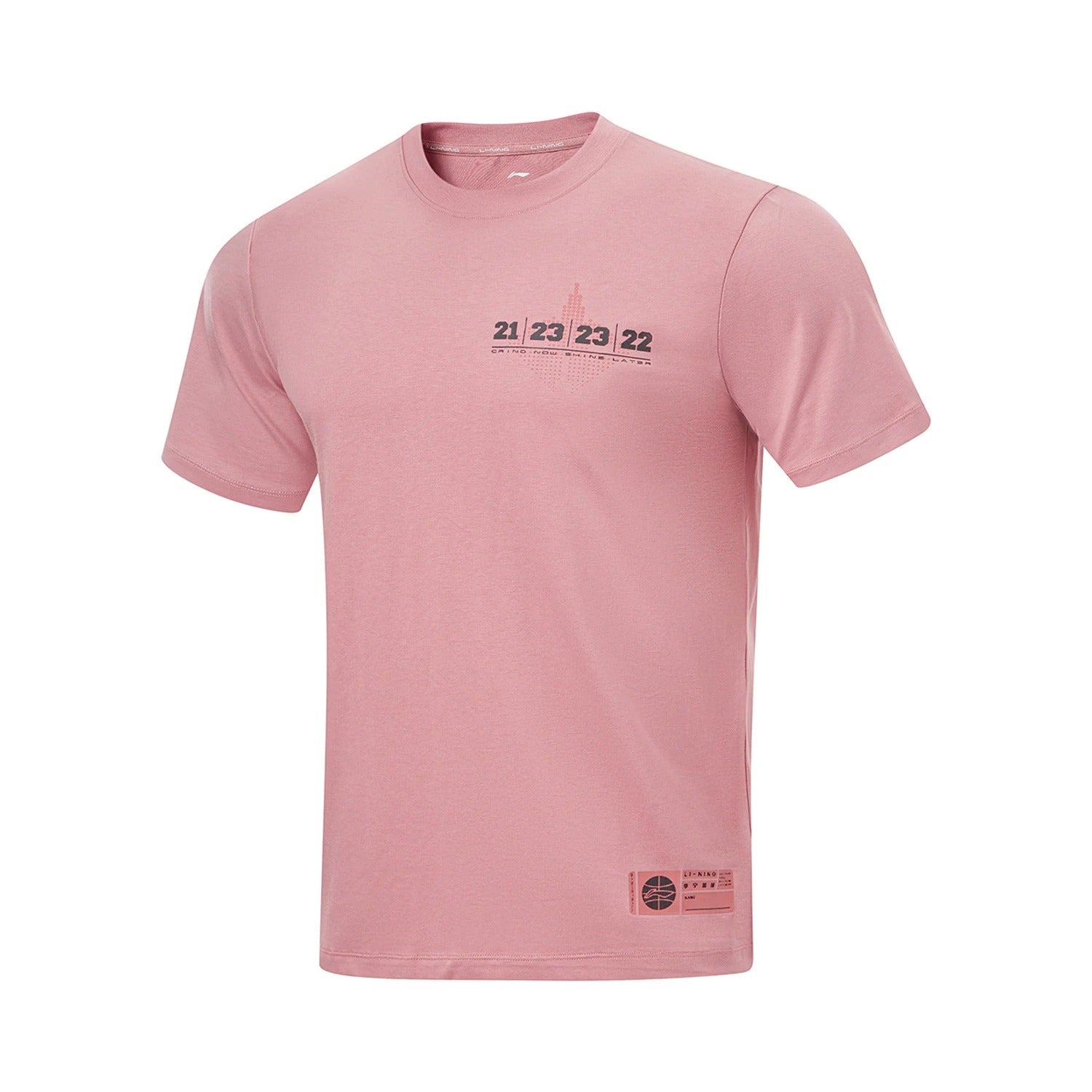 Li-Ning Graphic Basketball T-shirt 'Pink' ATST537-5