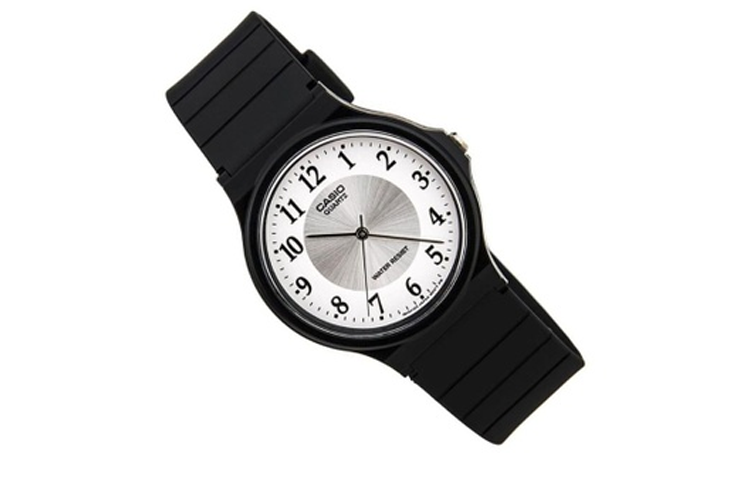 CASIO Sports Quartz Waterproof Mens White Analog MQ-24-7B3LDF