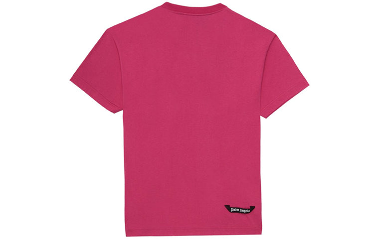 PALM ANGELS Sunset Tee Printing Short Sleeve Pink PMAA001S204130162888