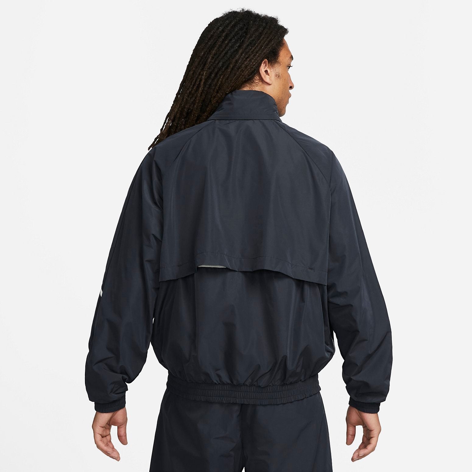 Nike Swoosh Woven Track Jacket 'Black' FB7877-010