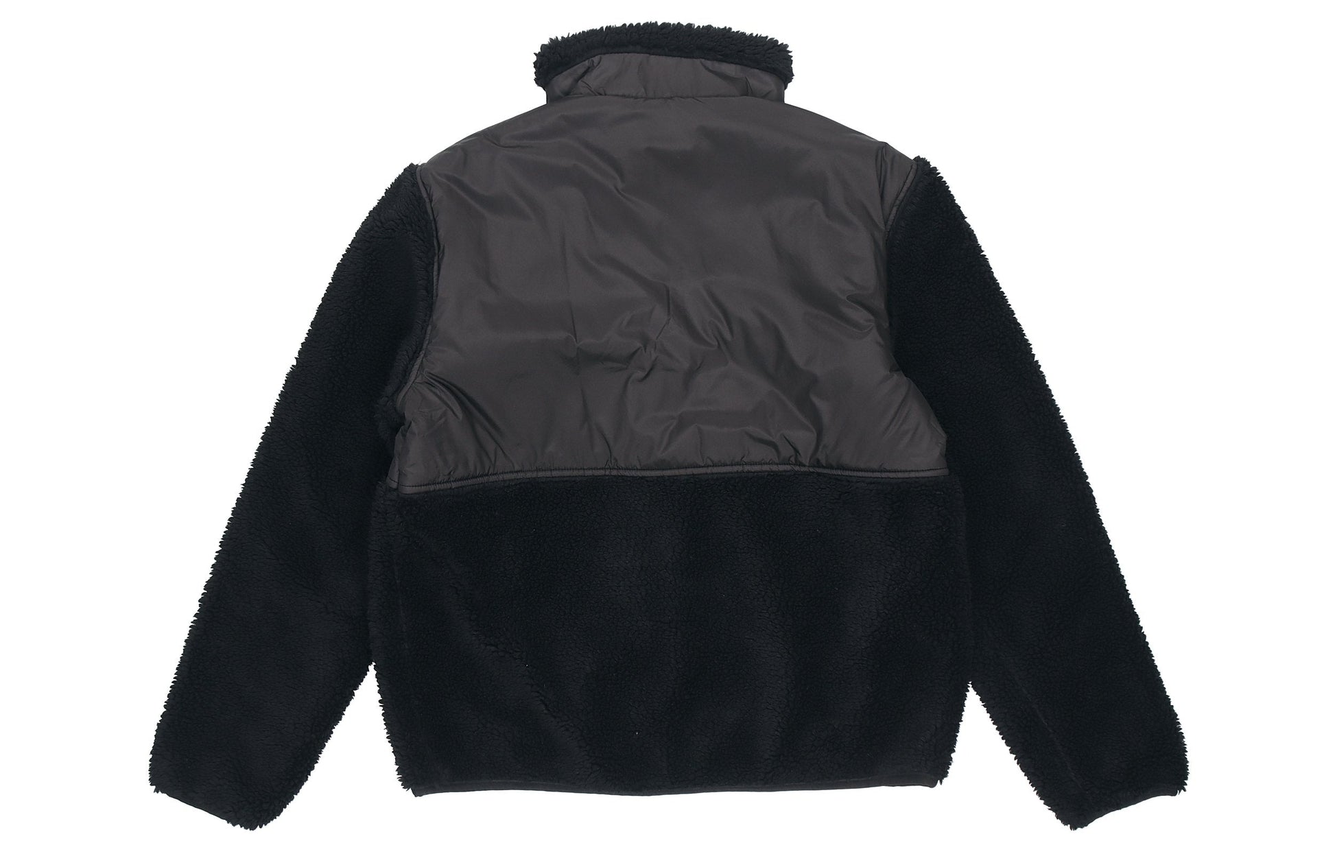 PUMA Sherpa Contrasting Colors Sports lamb's wool Stand Collar Logo Jacket Black 846325-01