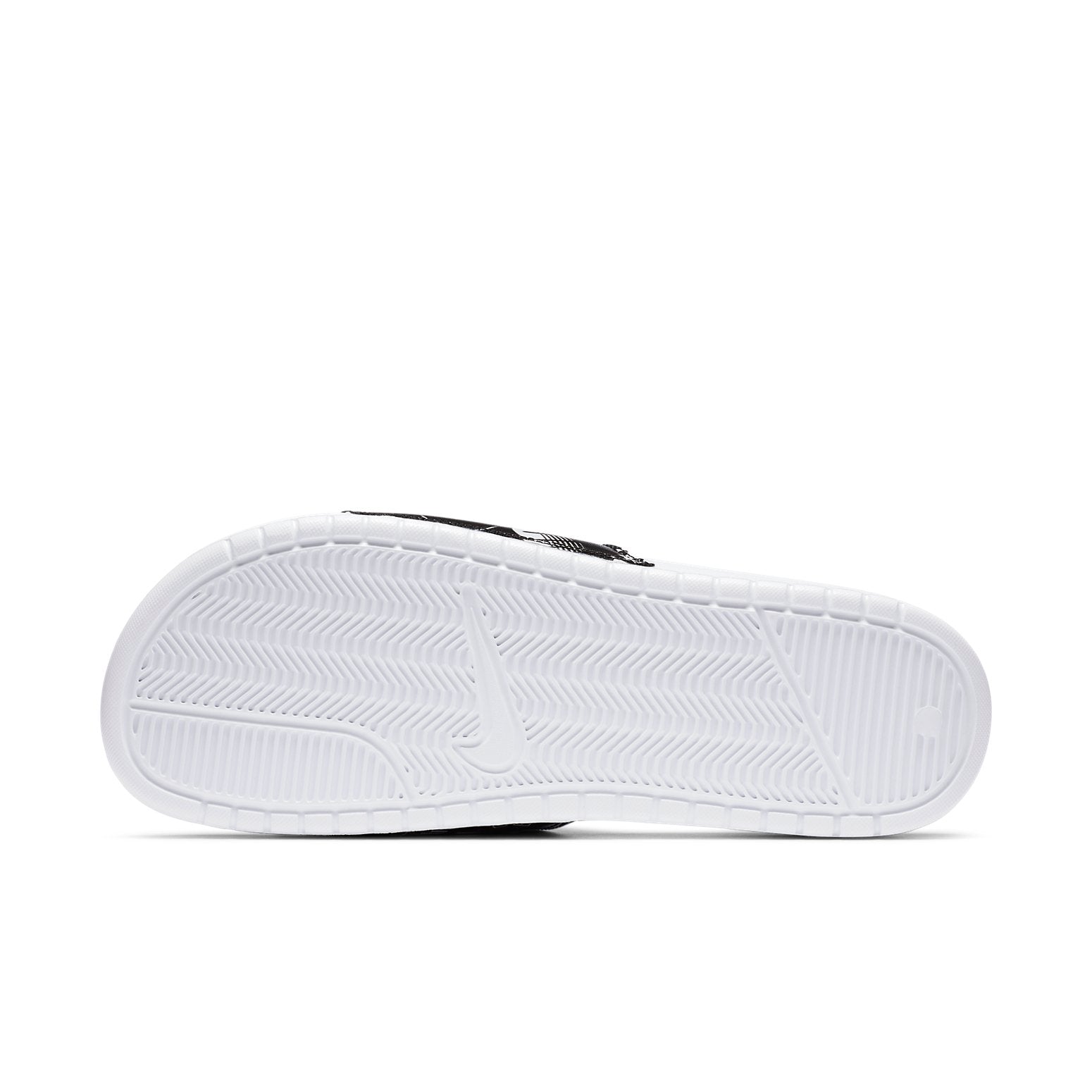 Nike Benassi JDI Print White Black Slippers 'White Black' 631261-107