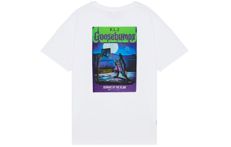 New Balance Hoops KL2 Goosebumps Short Sleeve T-shirt Asia Sizing 'White' MT13928-WT
