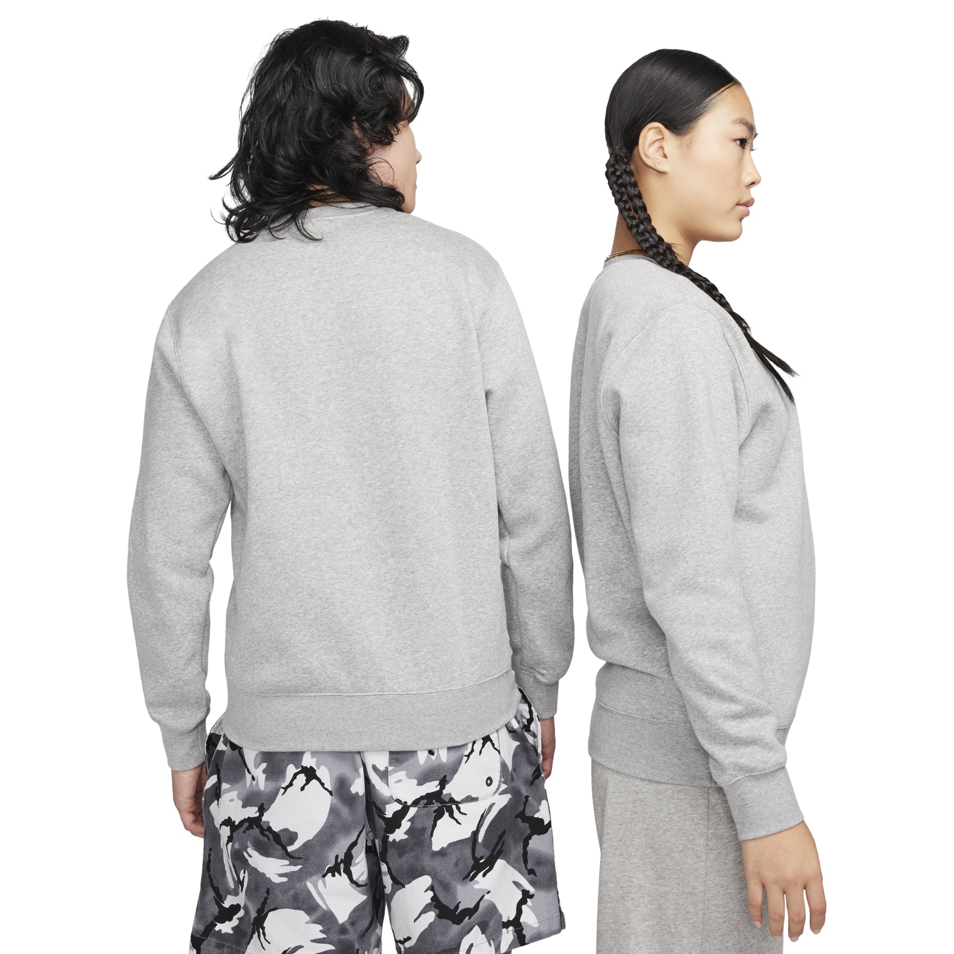 Nike Sportswear Club Casual Round Neck Pullover Gray BV2663-063