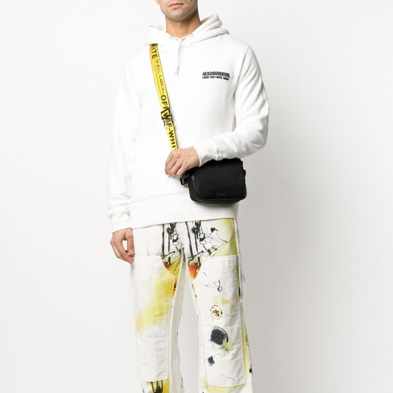 Men's Off-White SS22 Printing Straight Casual Pants/Trousers Loose Fit OMYA075S20H470289988ALL