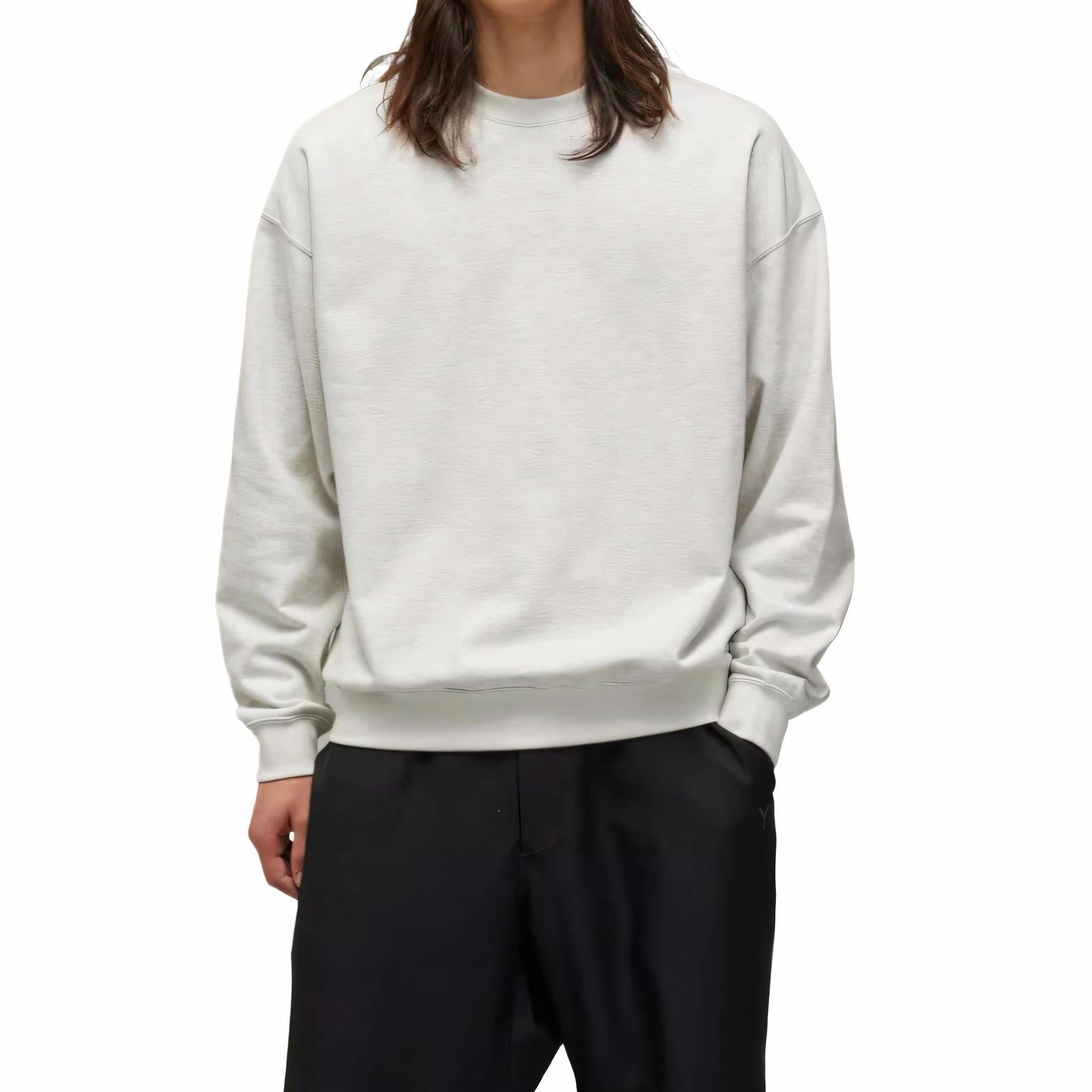 adidas x Y-3 French Terry Crew Sweater Asia Sizing 'Cream' JM7874