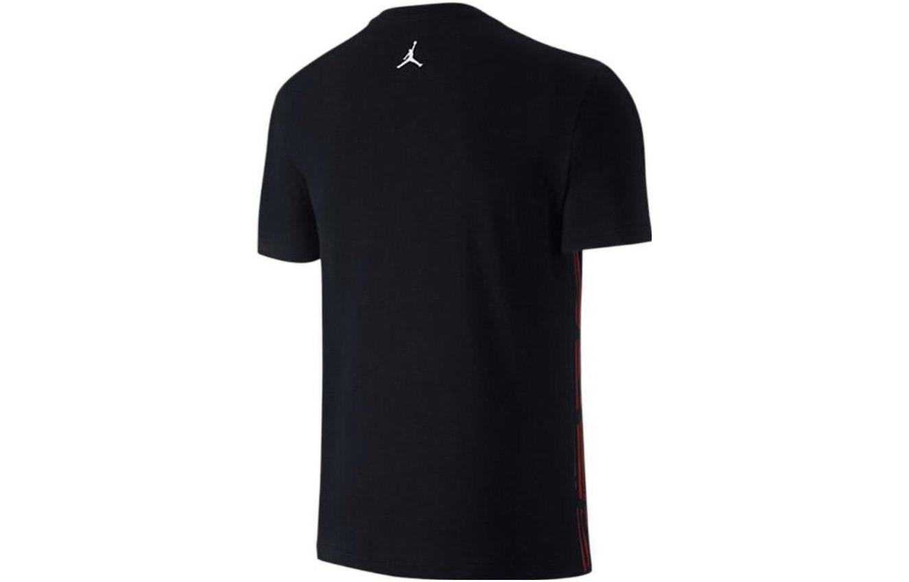 Air Jordan x PSG Word Mark T-Shirts 'Black' BQ4278-010