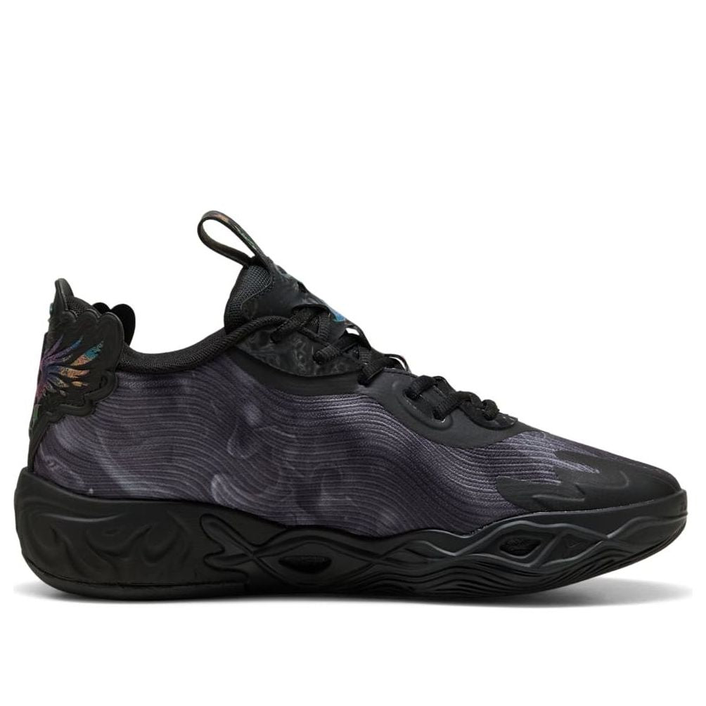 PUMA LaMelo Ball MB.04 Lo Team 'Black Dark Amethyst' 312174-01