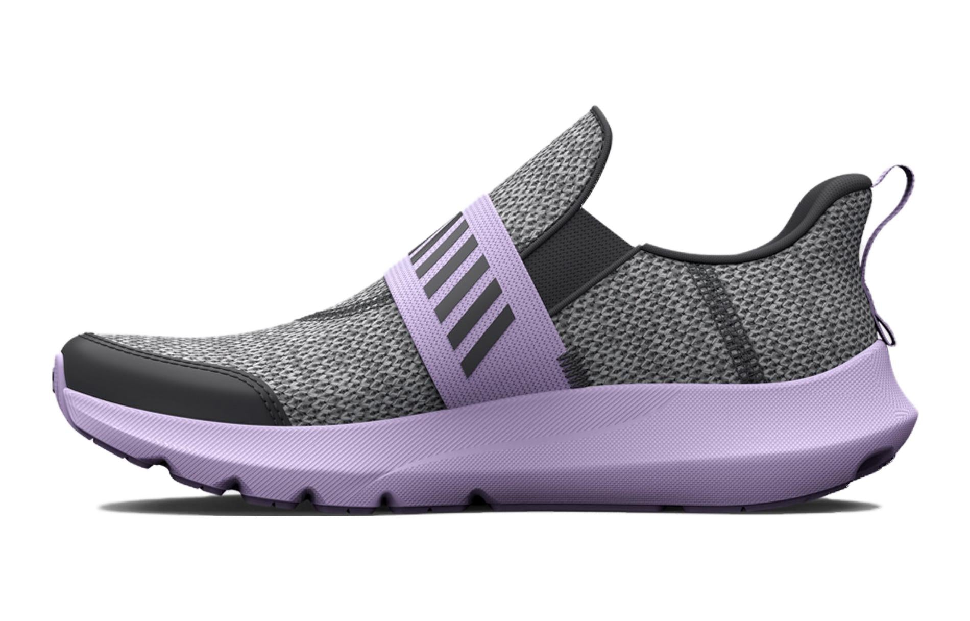 (PS) Under Armour Surge 3 Slip 'Jet Grey Nebula Purple' 3026532-101