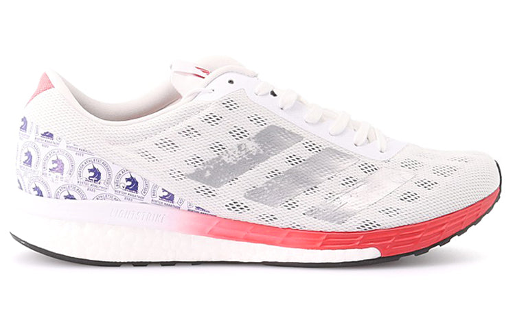 adidas Adizero Boston 9 'White Scarlet' FX8499
