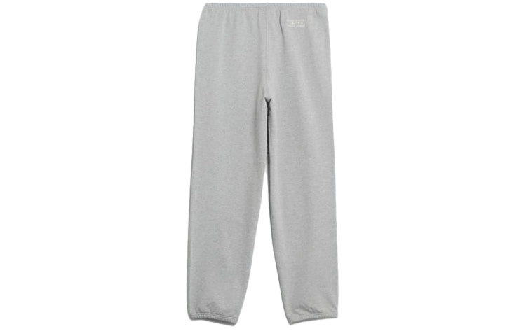 adidas originals FW21 Cotton Fleece Logo Solid Color Casual Pants/Trousers Gray HC1654