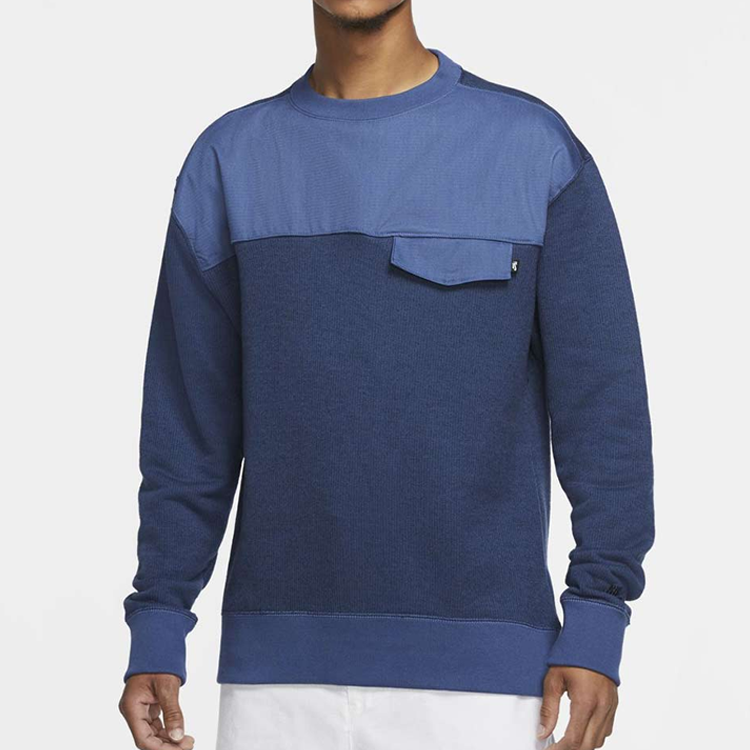 Nike SB Skateboard Overdyed Crew Sweat Blue CK5129-469