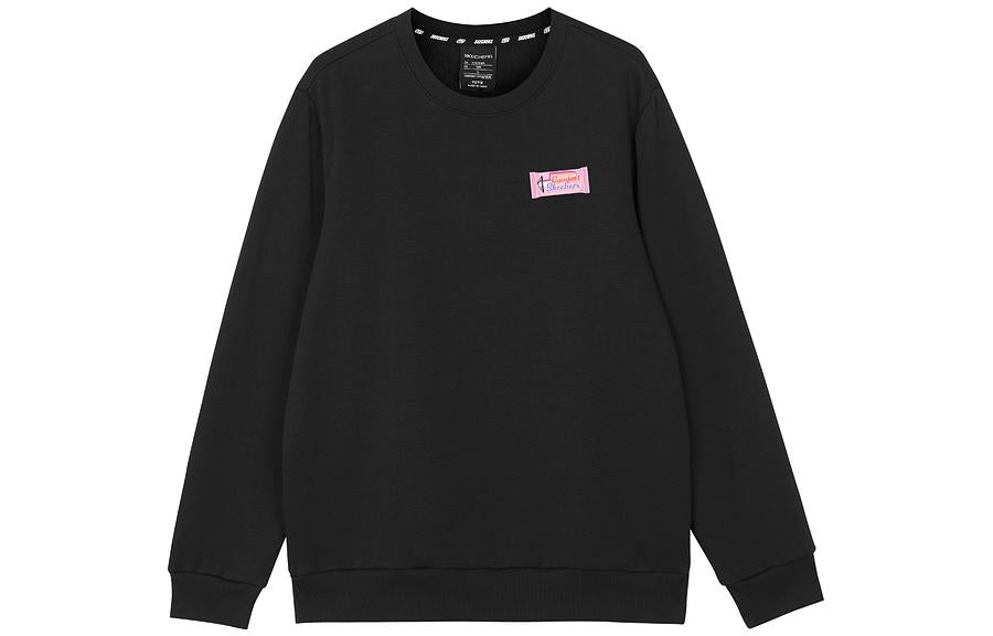 Skechers Logo Printed Crew Sweatshirt 'Grey White Black Blue' L422U242