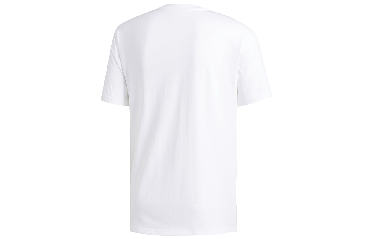 adidas originals Photo Media Tee Casual Sports Round Neck Short Sleeve White EC7359