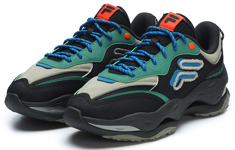 FILA FUSION Daddy Shoes 'Black Green' T12M311103FBF