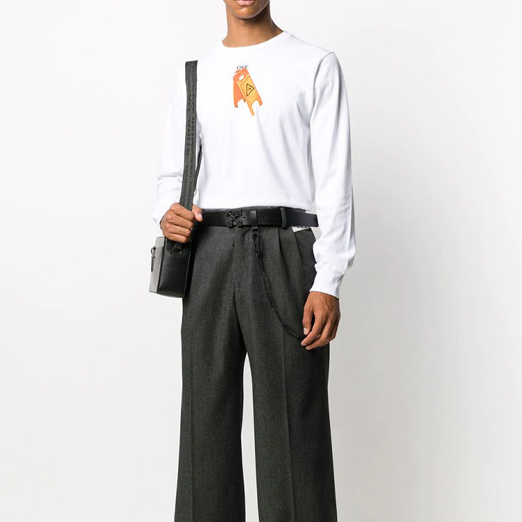 Off-White FW20 Pascal Skeleton Long Sleeve OMAB001F20FAB0010110