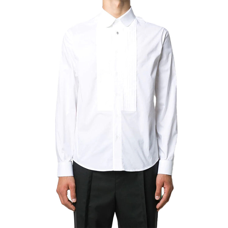 Off-White Fw20 Now Print Tuxedo Long Sleeve Shirt OMGA120E20FAB0020110