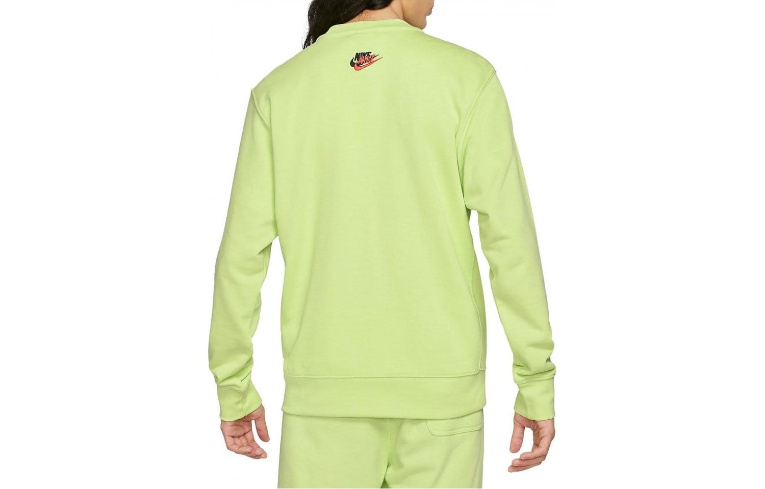 Nike Sportswear Logo Sweatshirt 'Neon' DJ6914-736