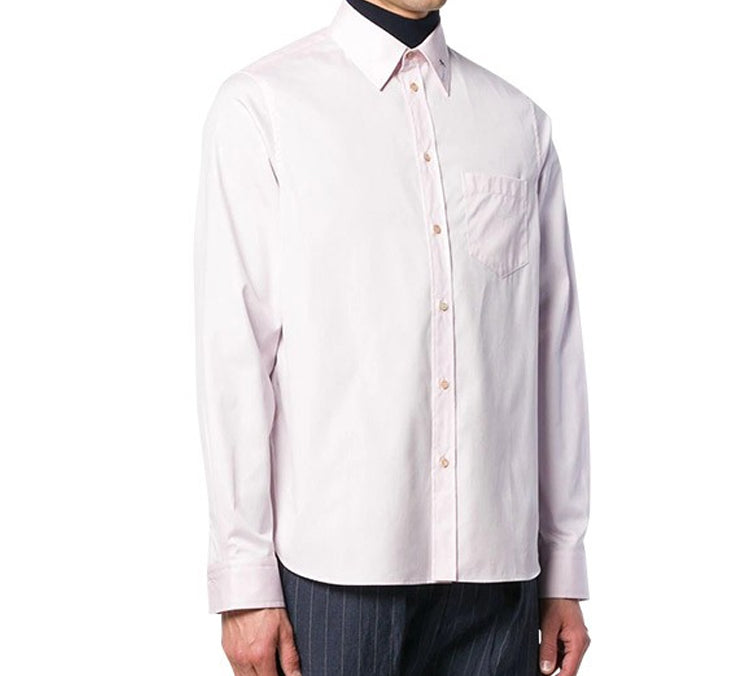 Gucci Classic fit shirt Causual Long Sleeve Shirt Male Pink 568356-ZACB2-5502