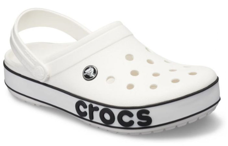 Crocs Crocband Bold Logo Clog White Sandals 206021-103
