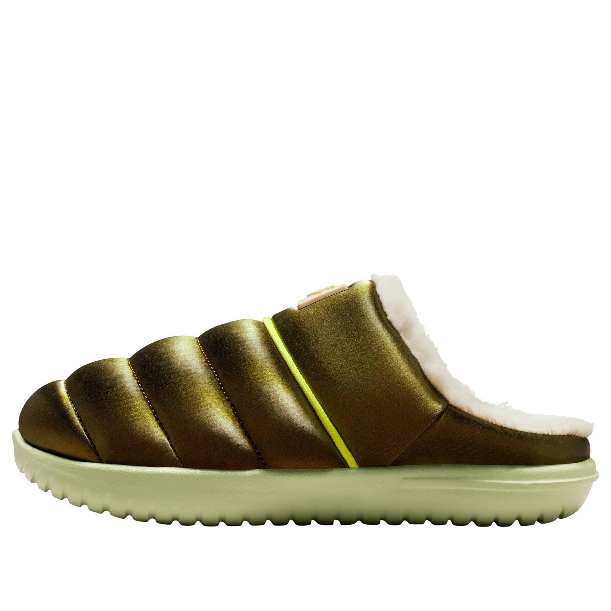 (WMNS) Nike Burrow SE Slides 'Olive Aura Soft Pearl Volt' HV5745-300