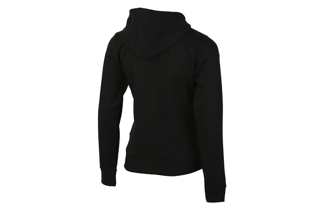 (WMNS) PUMA Essentials Hoodie 'Black White' 586938-01