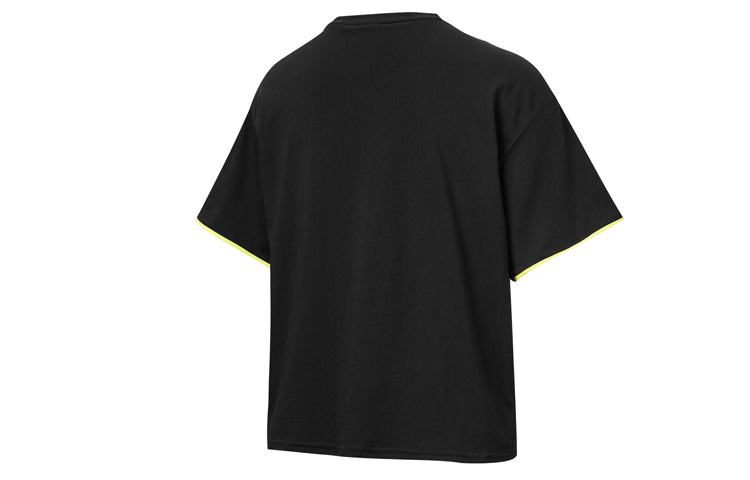 (WMNS) PUMA CHASE Printing Round-neck Black 579140-01