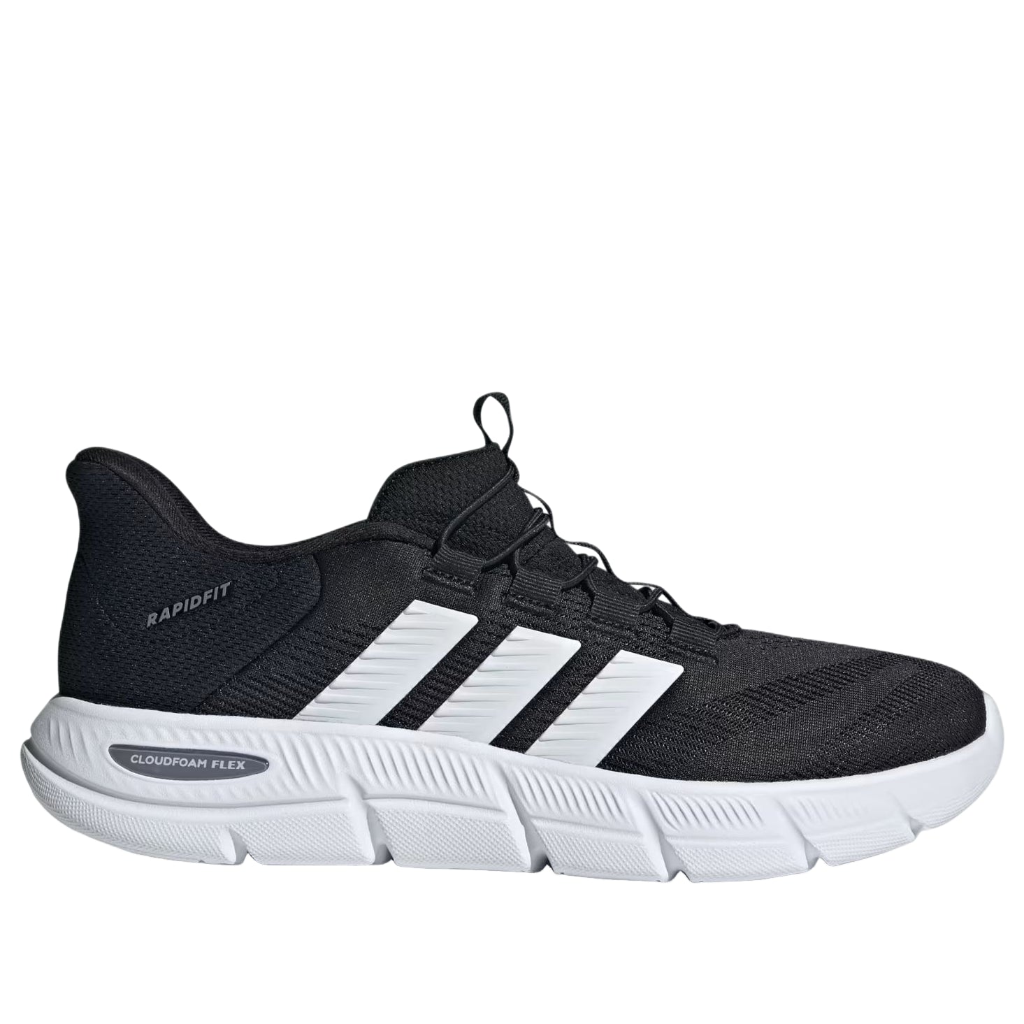 adidas Cloudfoam Flex Rapidfit Shoes 'Core Black Cloud White Grey Three' HP6994