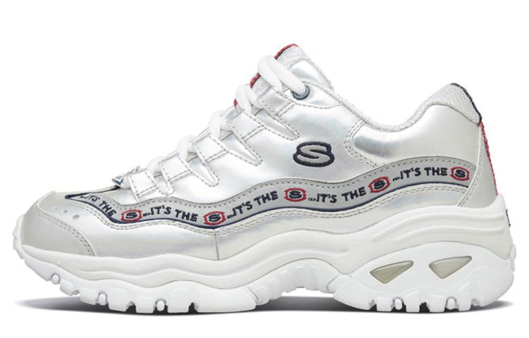(WMNS) Skechers Energy Running Shoes Silver 13419-SIL