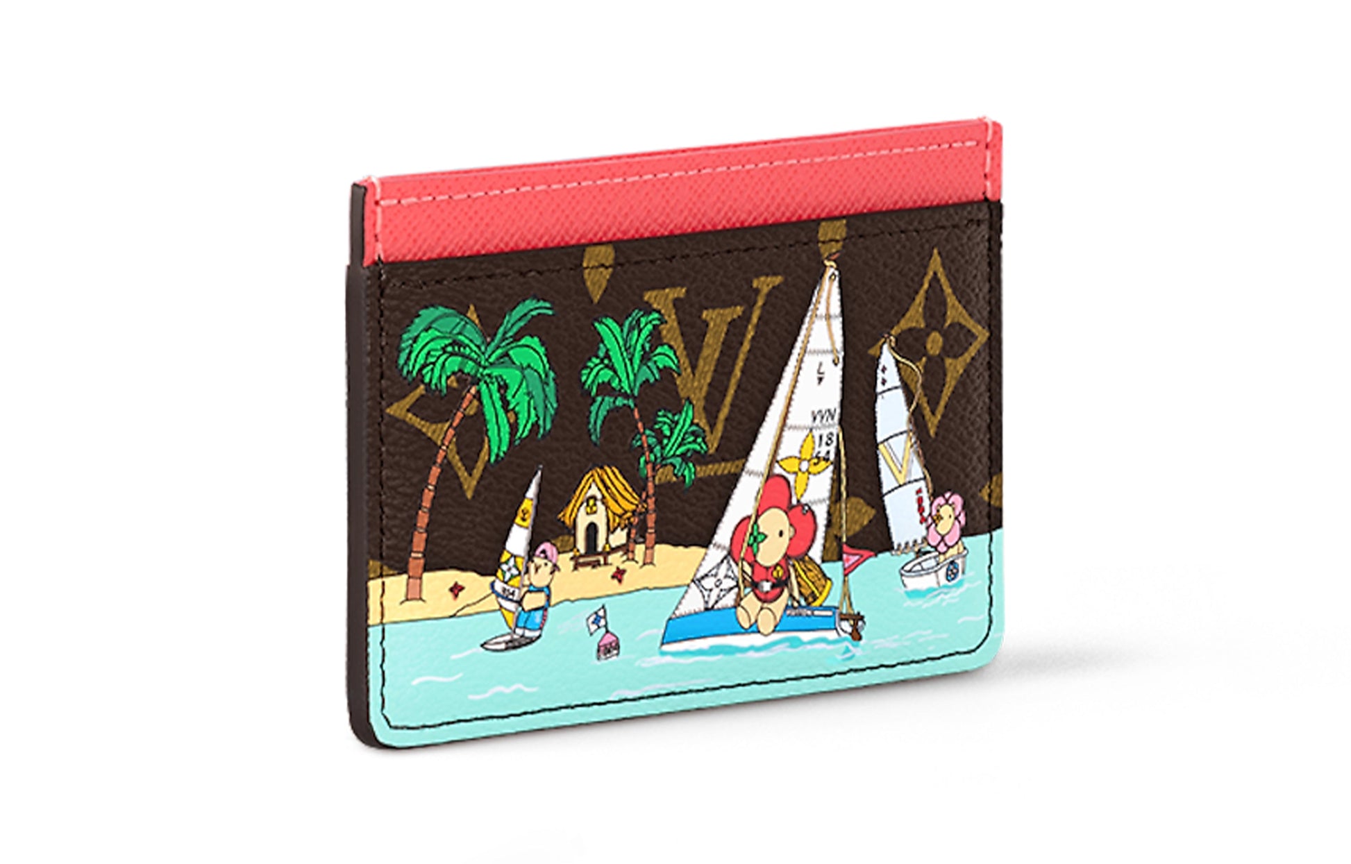 (WMNS) LOUIS VUITTON Card Holder Monogram Canvas 'Dragon Fruit Pink' M82853