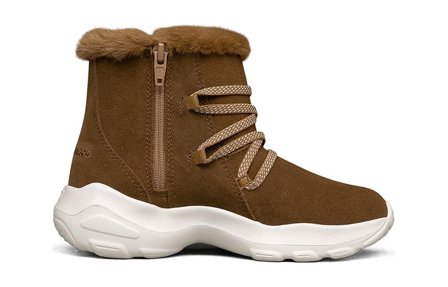 (GS) Skechers D'lites Ultra Boots 'Brown' 664138L-CSNT