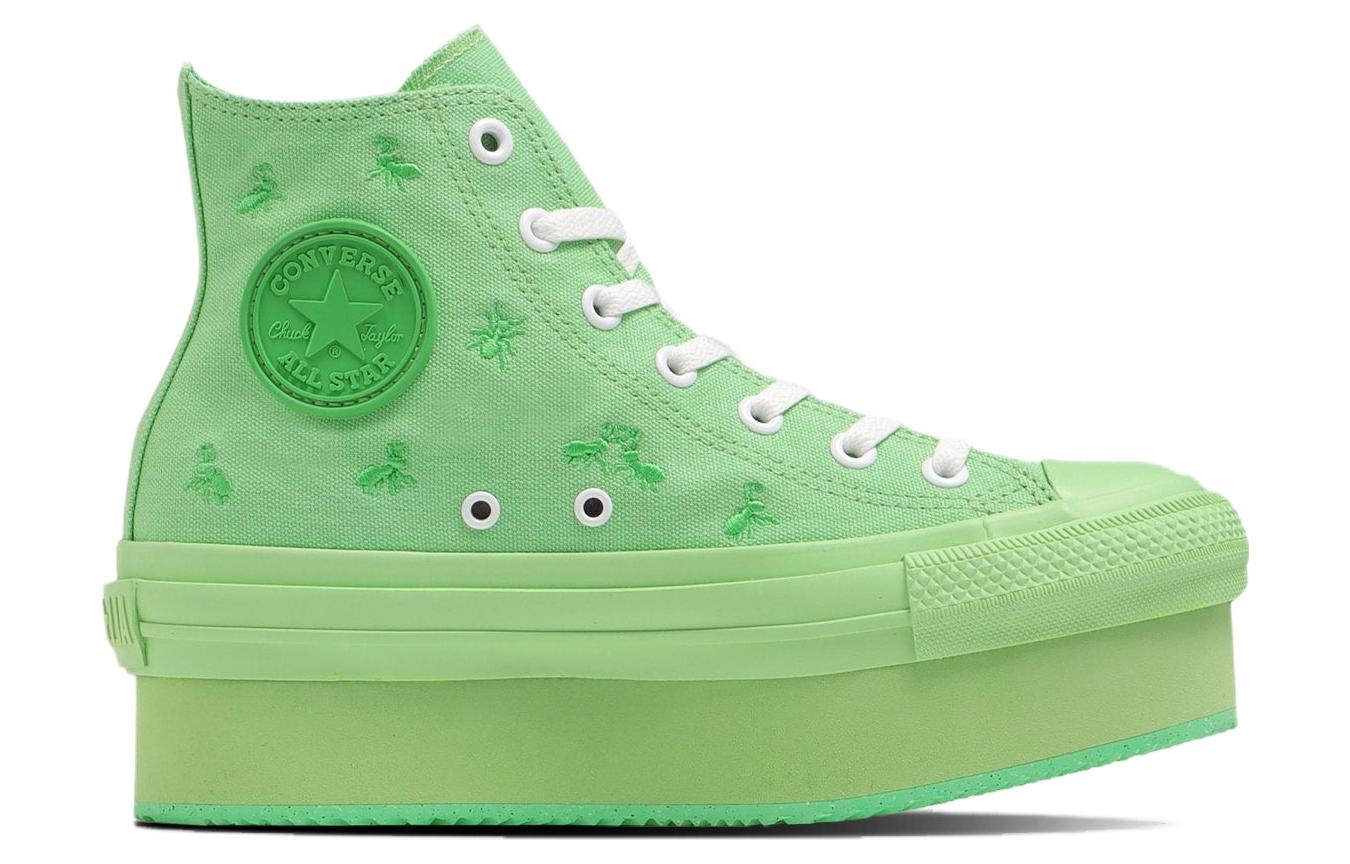(WMNS) Converse Chuck Taylor All Star x Ancco Chunkyline Hi 'Green' 31308091