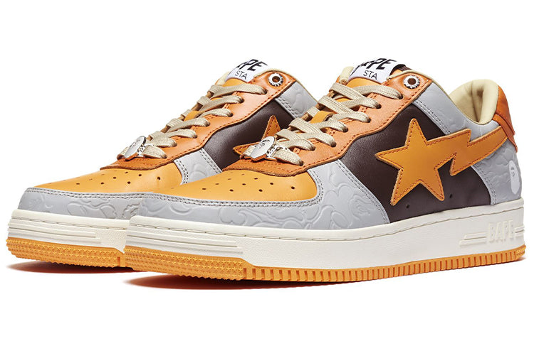 A BATHING APE Bape Sta 'Orange Grey' 1H70-191-002-ORANGE