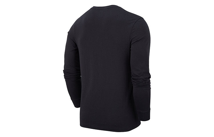 Nike Sportswear Heritage Casual Sports Round Neck Long Sleeves Black CZ5141-010