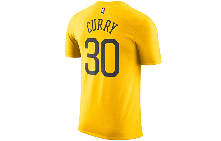 Nike NBA Sports Short Sleeve Golden State Warriors limited Yellow AO0887-729
