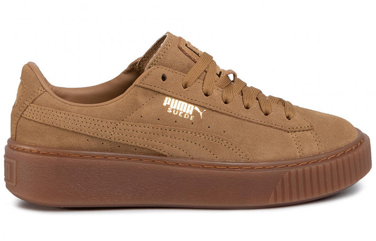 (WMNS) PUMA Suede Skate shoes 'Brown' 365698-09
