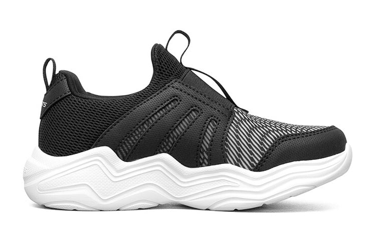 Skechers Lighted -KIDS Black 400127L-BKSL