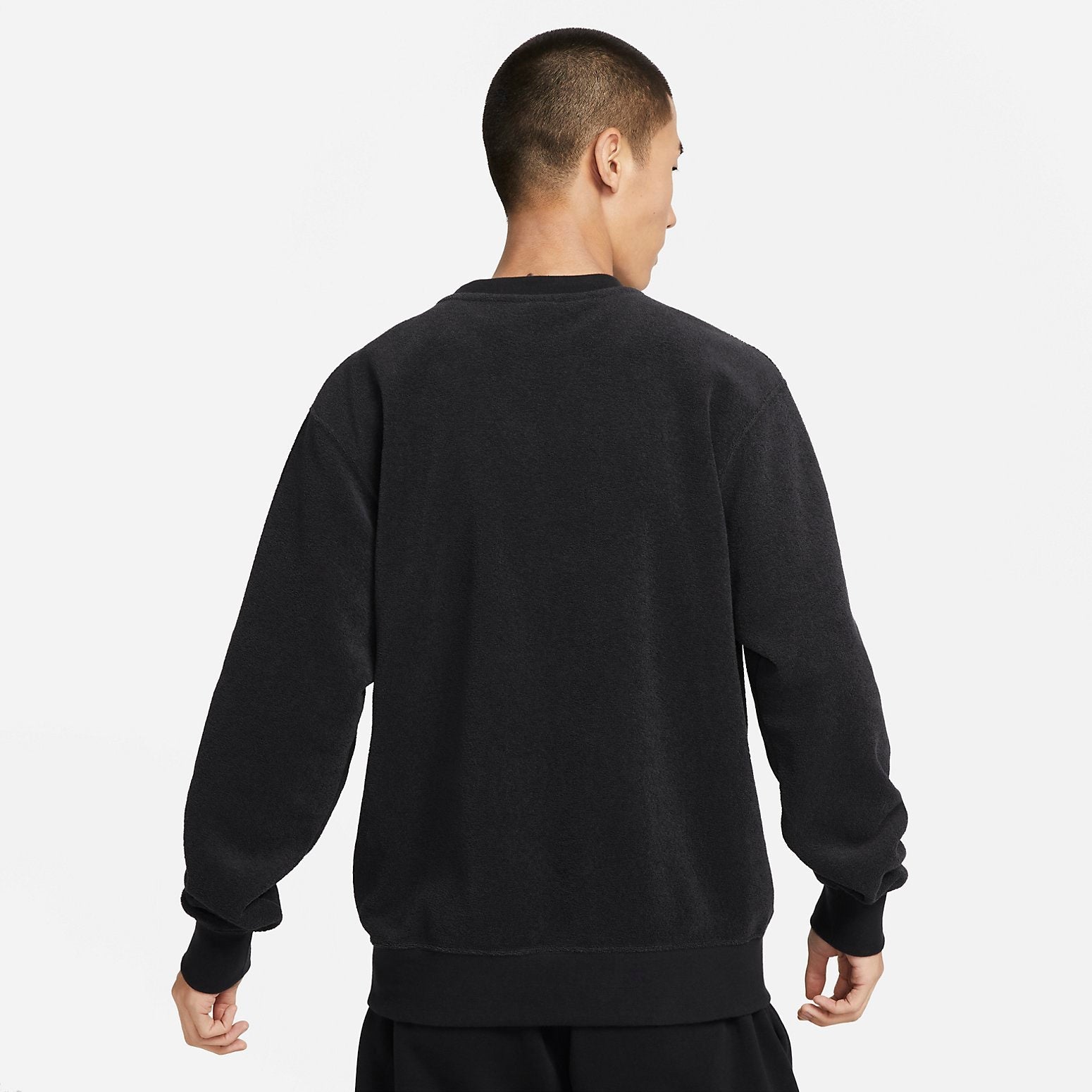 Nike Long-Sleeved Tops Club Sweatshirts 'Black' FB4980-010