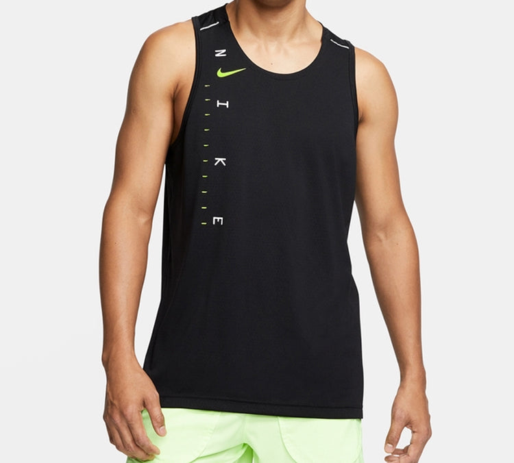 Nike Miler Future Fast Athleisure Casual Sports Running Vest Black CJ5417-010